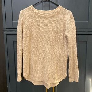 Tan sweater size small